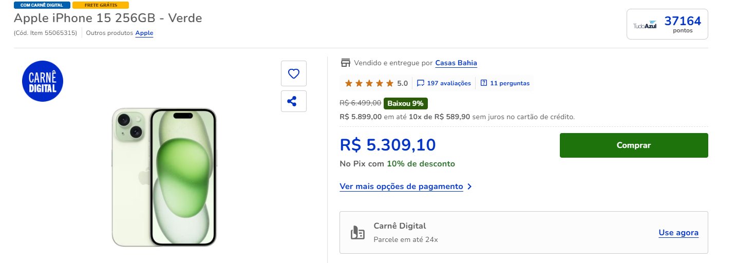 Casas Bahia Azul