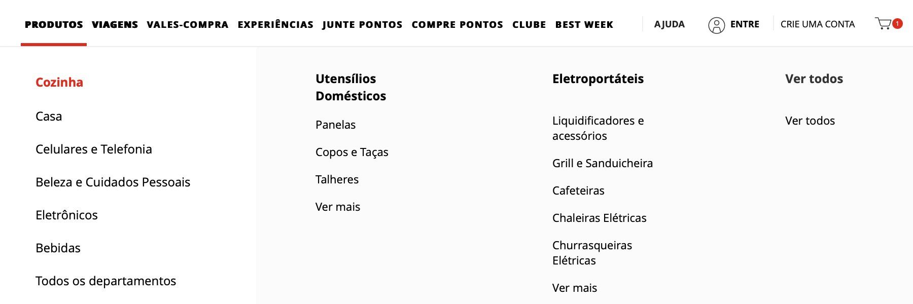 produtos Esfera