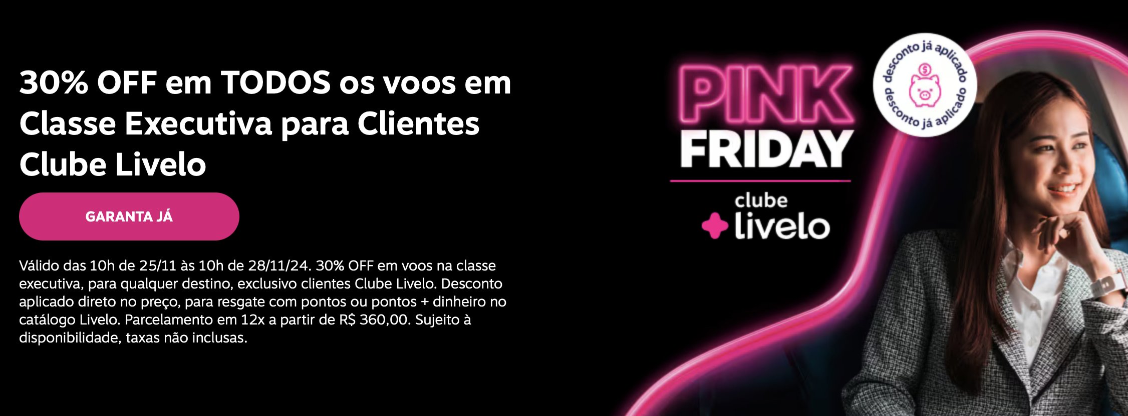 Livelo Desconto Executiva