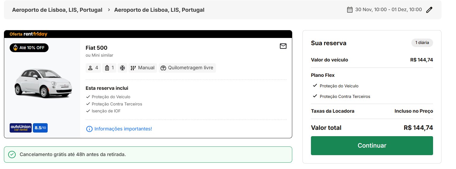 Livelo Rentcars