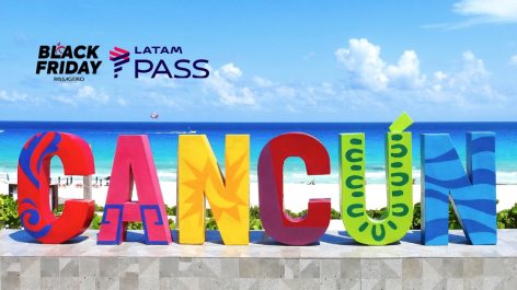 Viaje para Cancún a partir de R$ 842 ou 35 mil pontos LATAM Pass + taxas