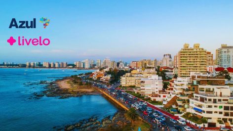 Muito barato! Trechos para Punta Del Este a partir de R$ 158 ou 12 mil pontos Azul + taxas o trecho