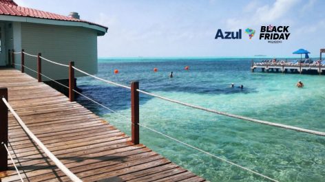 Voe para San Andrés a partir de R$ 882 ou 55 mil pontos Azul + taxas o trecho