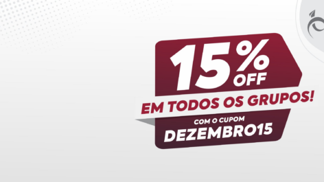 ÚLTIMAS HORAS! Cupom 'DEZEMBRO15' oferece 15% de desconto nos Grupos de Alerta