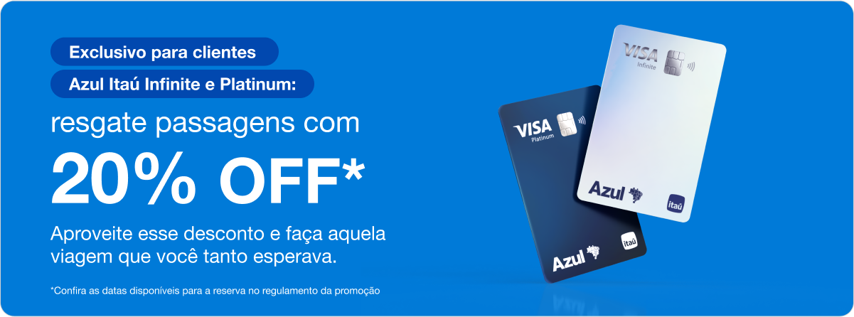 Azul cupom Desconto