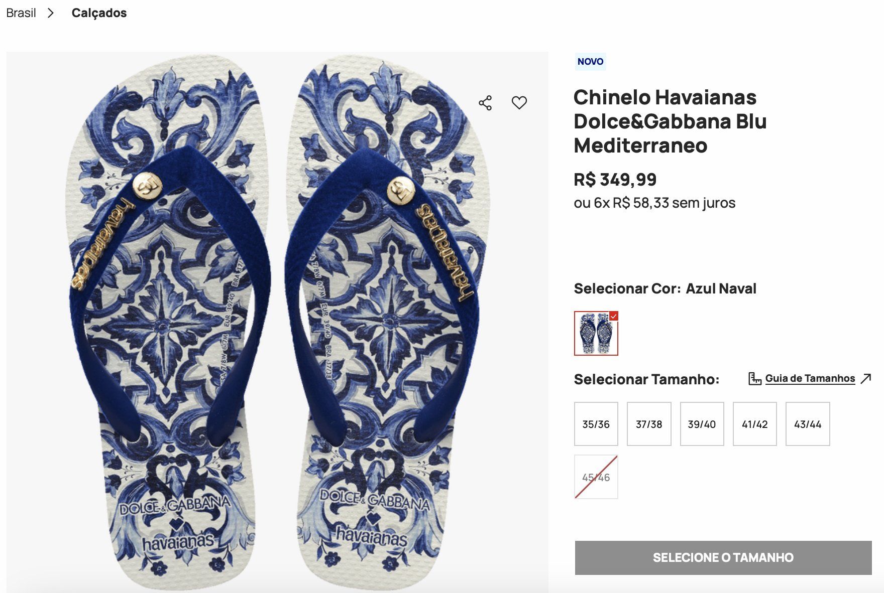 Havaianas Dolce & Gabbana