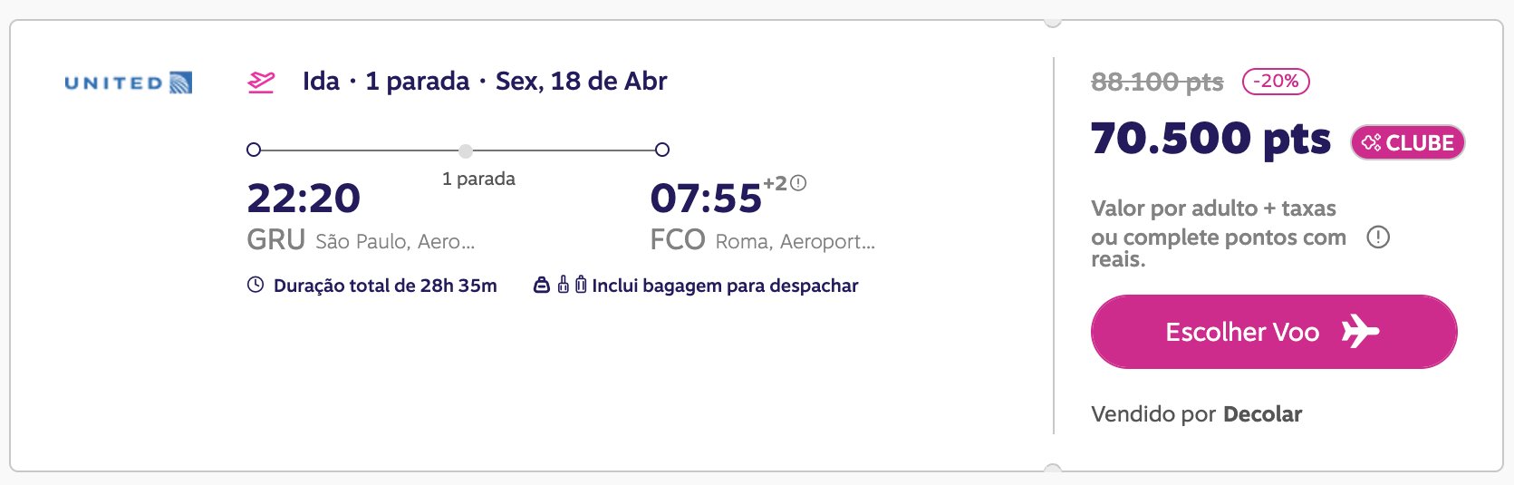 Viagem Livelo