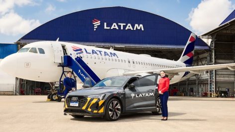 LATAM leva Embarque Premium em carros da Audi no Aeroporto de Guarulhos