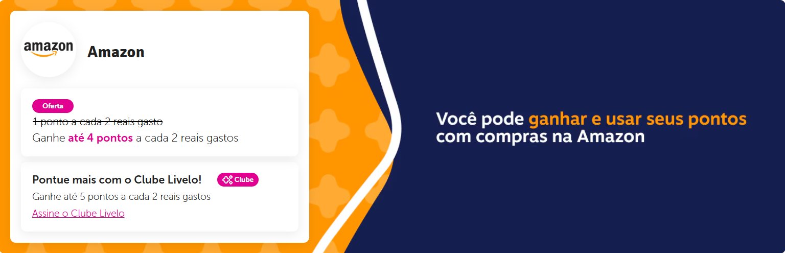 Amazon Livelo Pontos