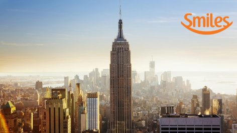 Passagens aéreas para Nova York a partir de R$ 1.104 ou 74 mil milhas Smiles + taxas por trecho
