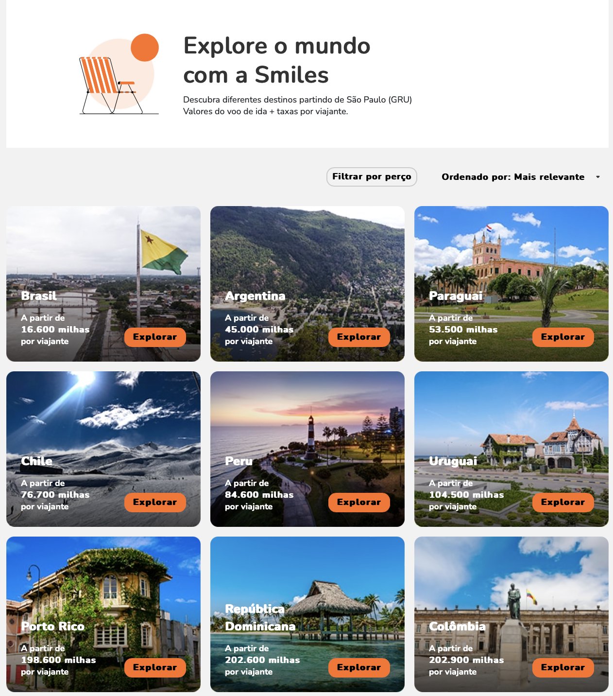 Smiles Explorar o Mundo