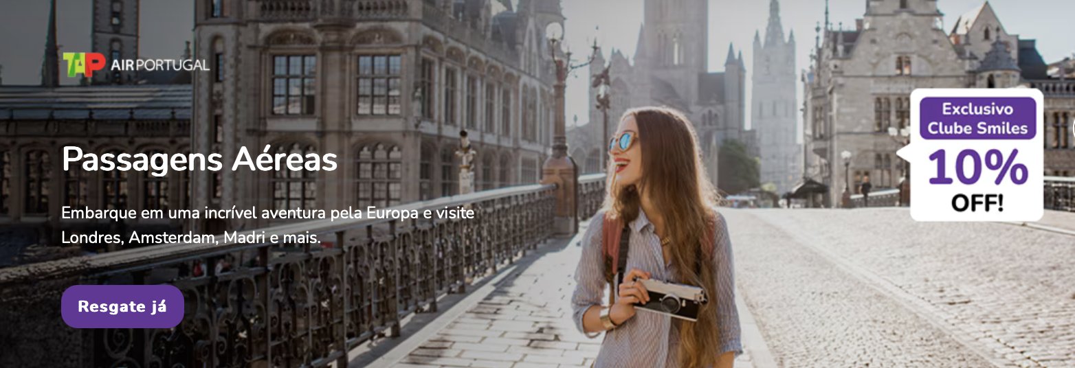 TAP Smiles passagens