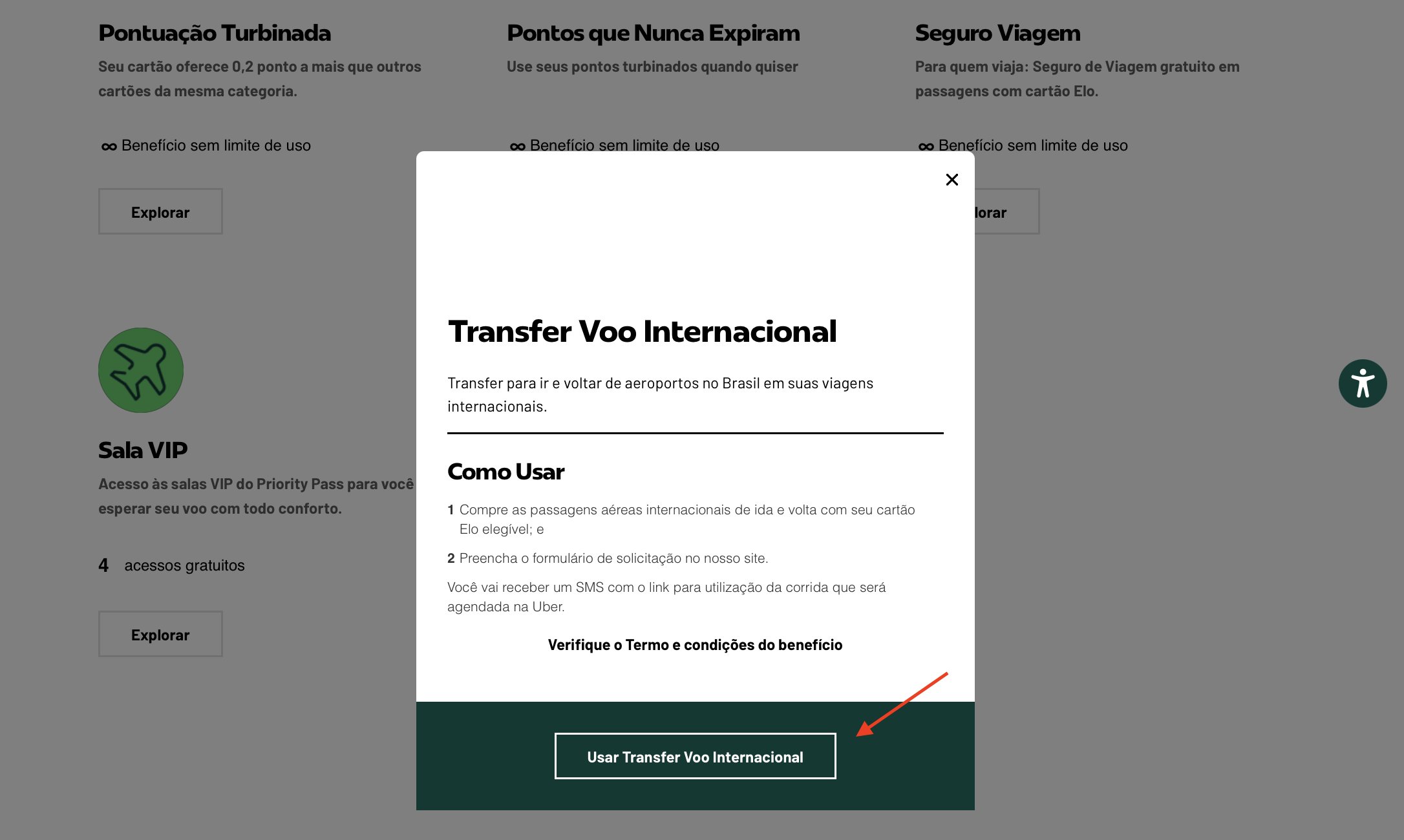 Transfer Voo Internacional