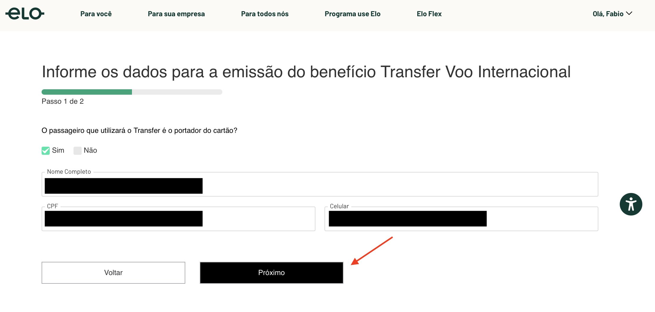 Transfer Voo Internacional