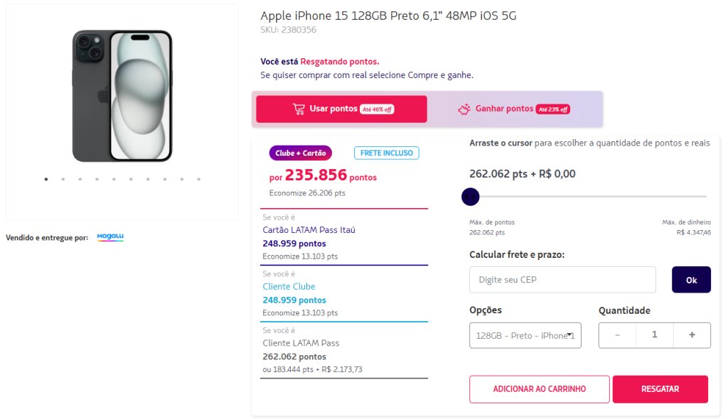 Shopping LATAM Pass