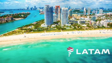EUA por menos de mil reais! Voe para Miami com a LATAM por R$ 930 ou 38 mil pontos + taxas por trecho