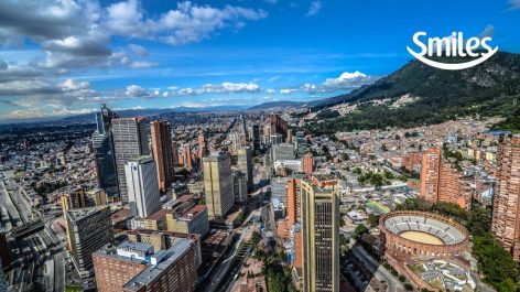 Voe para Bogotá por R$ 721 com a PaGol ou 49 mil milhas Smiles + taxas o trecho