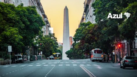 Voe para Buenos Aires por R$ 488 ou 31 mil pontos Azul + taxas por trecho
