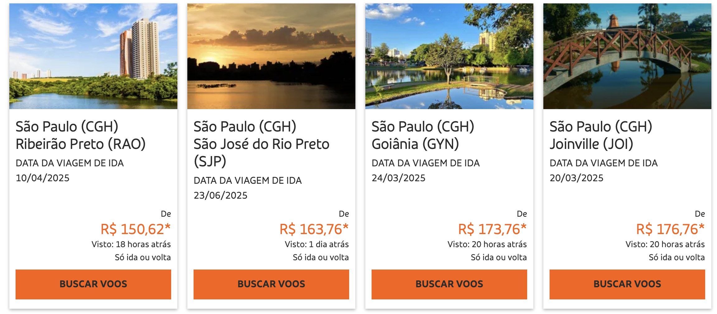 GOL passagens