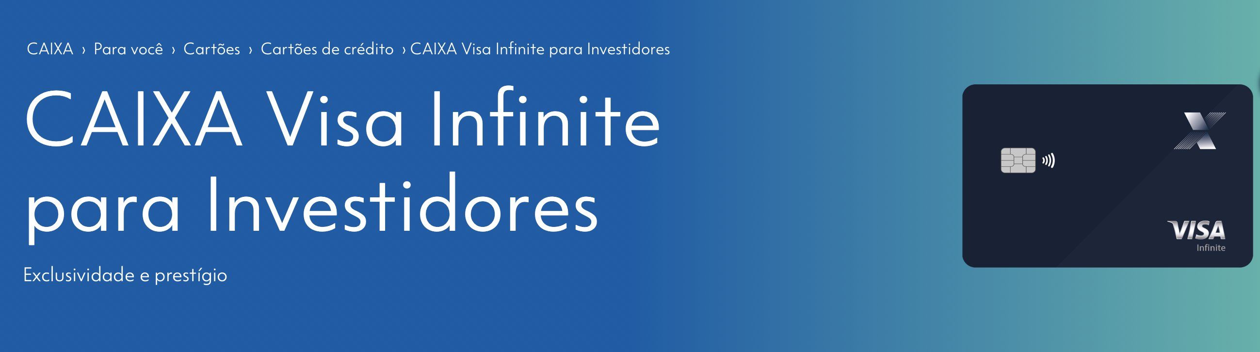 CAIXA Visa Infinite Investidores