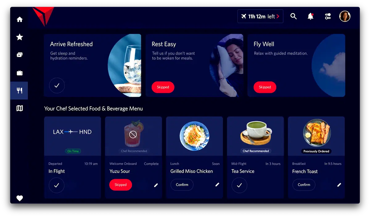Delta entretenimento bluetooth youtube