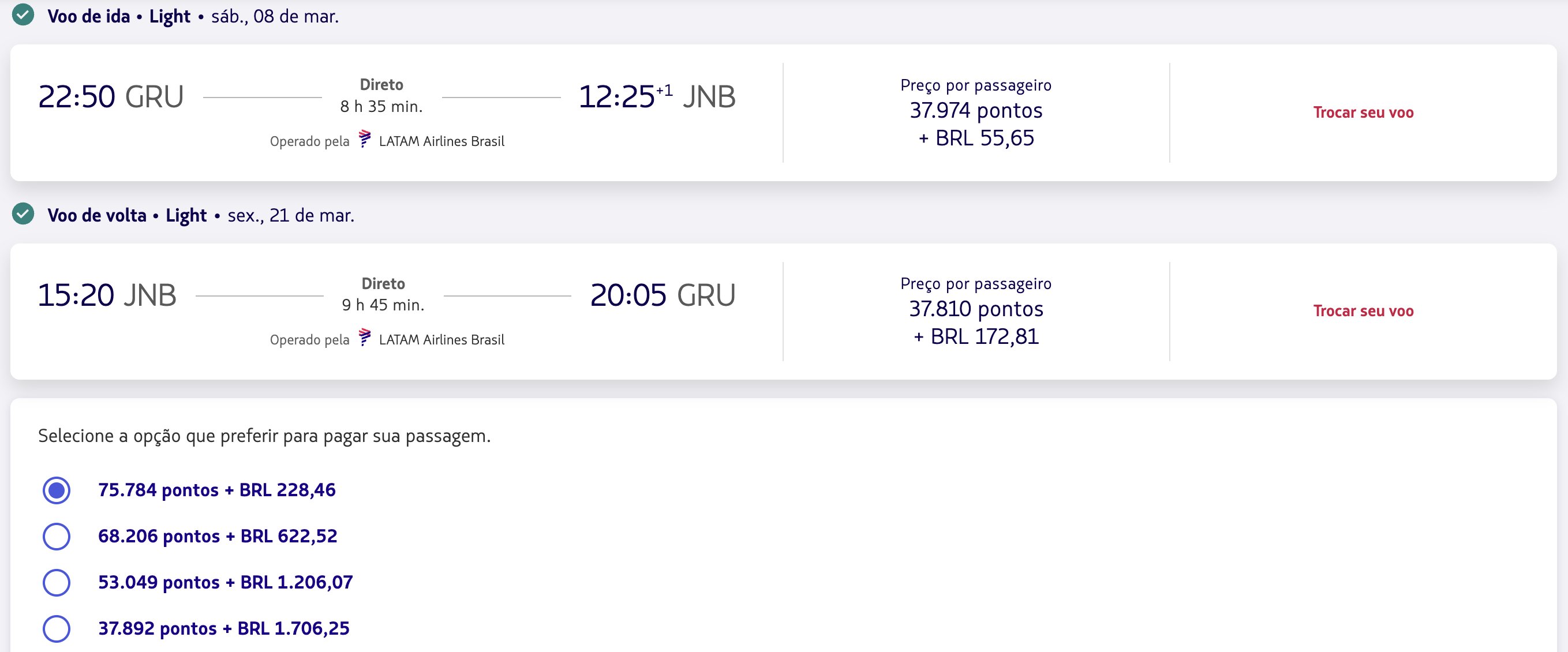 LATAM Pass África do Sul