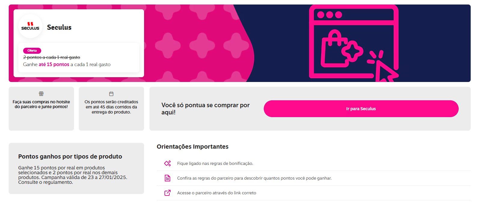 Livelo Pontos Parceiros