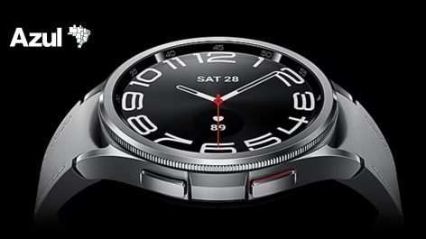 Oportunidade! Resgate um Smartwatch Samsung Galaxy Classic por 50.000 pontos Azul