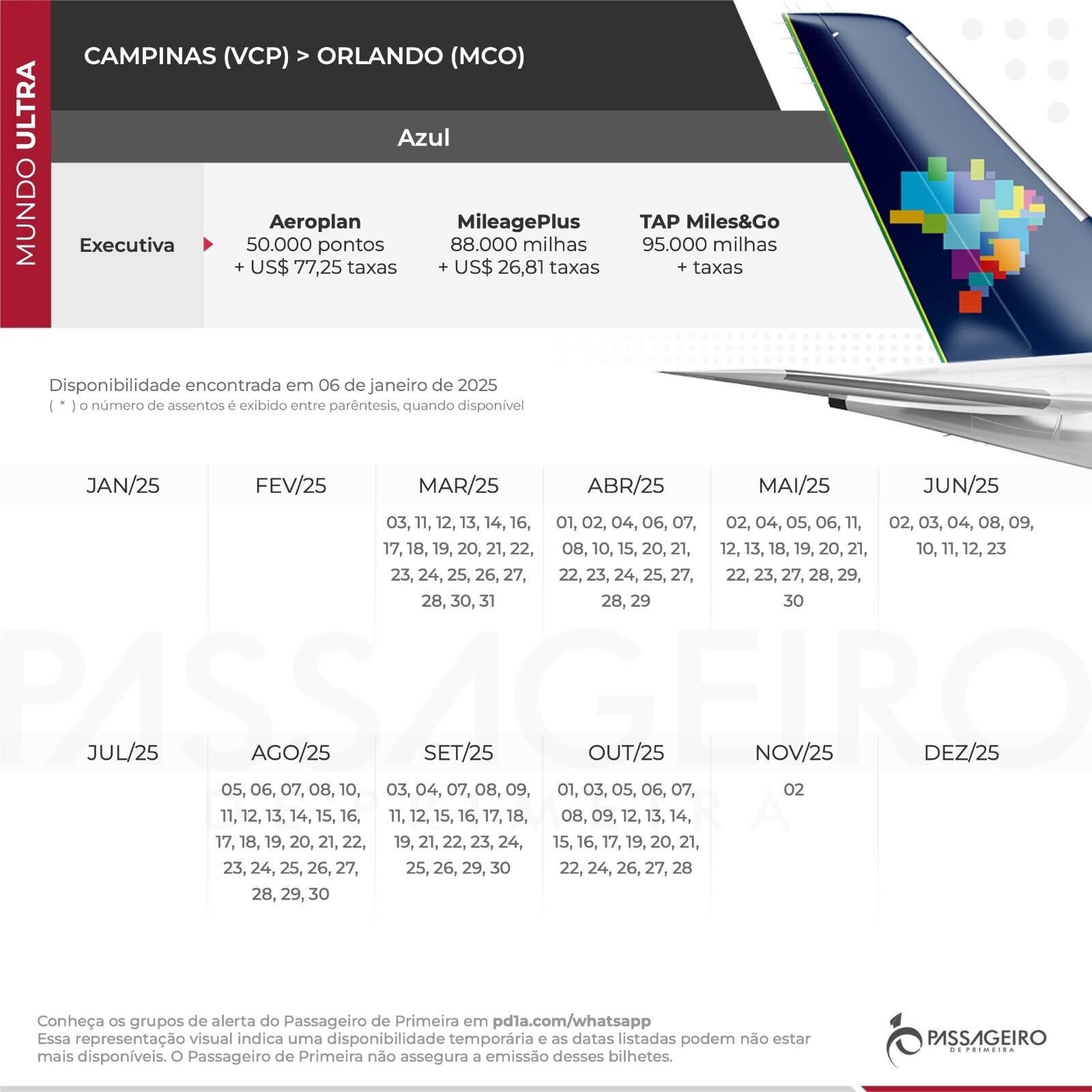 aeroplan orlando executiva