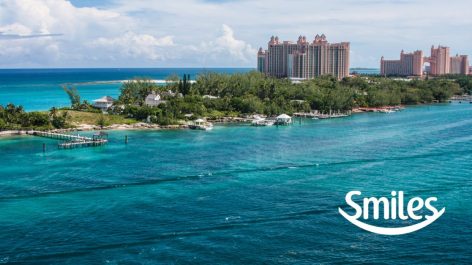 Voe de São Paulo para as Bahamas por 68 mil milhas Smiles + taxas por trecho