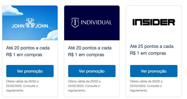 Azul Pontos Insider