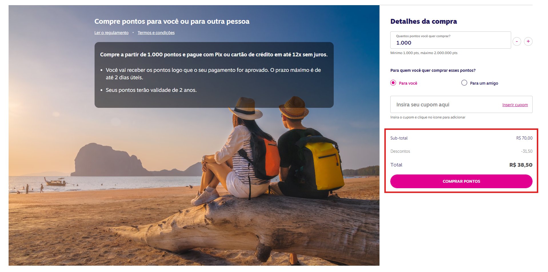 Livelo Desconto Compra Pontos
