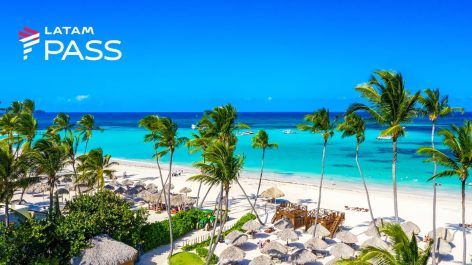 Aproveite! Punta Cana a partir de R$ 848 ou 35.216 pontos LATAM Pass + taxas