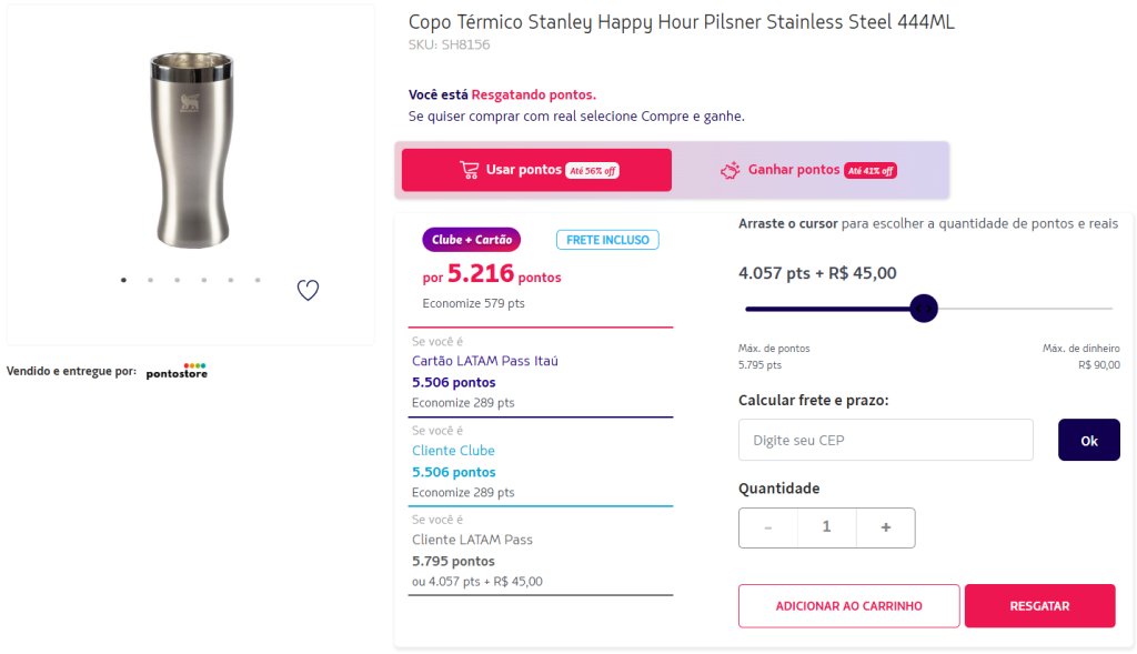 Stanley Shopping LATAM Pass