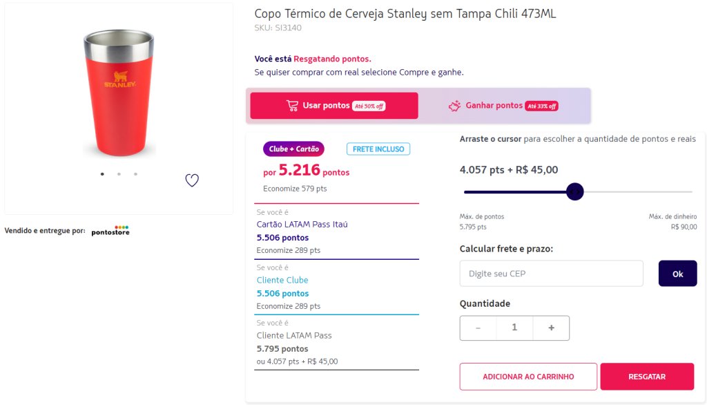 Stanley Shopping LATAM Pass
