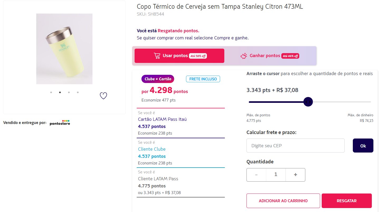 Stanley Shopping LATAM Pass