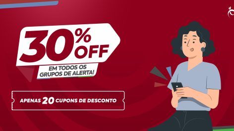 20 cupons com 30% OFF para entrar nos Grupos de Alerta do PP (encerrado)