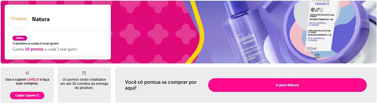 Livelo Pontos Natura