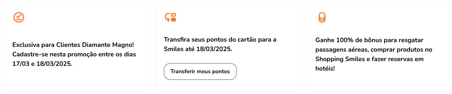 Smiles transferências