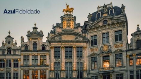 Alerta de disponibilidade! Bruxelas a partir de R$ 1.221 ou 97 mil pontos Azul + taxas por trecho