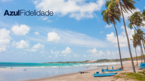 Azul oferece voos para o Nordeste a partir de R$ 79 ou 6 mil pontos + taxas por trecho