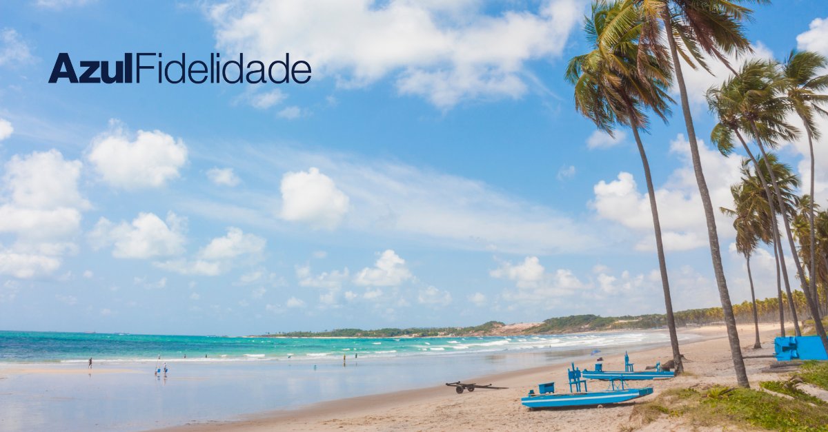 Azul oferece voos de ida e volta para o Nordeste a partir de R$ 135 ou 10 mil pontos + taxas