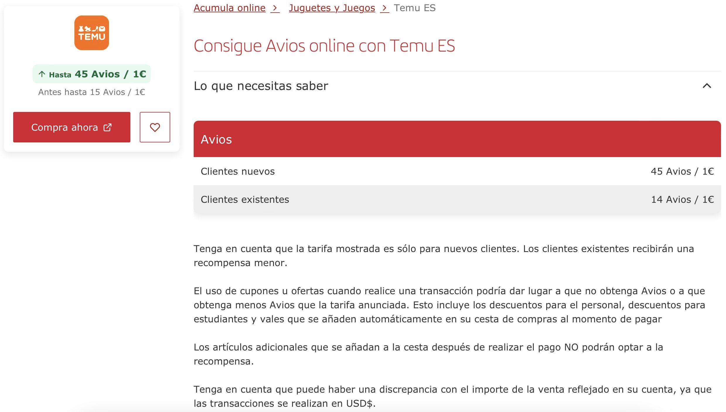 como acumular milhas temu