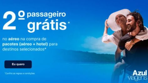 Até amanhã! Adquira um pacote de viagem e receba outro grátis com o Mastercard Surpreenda