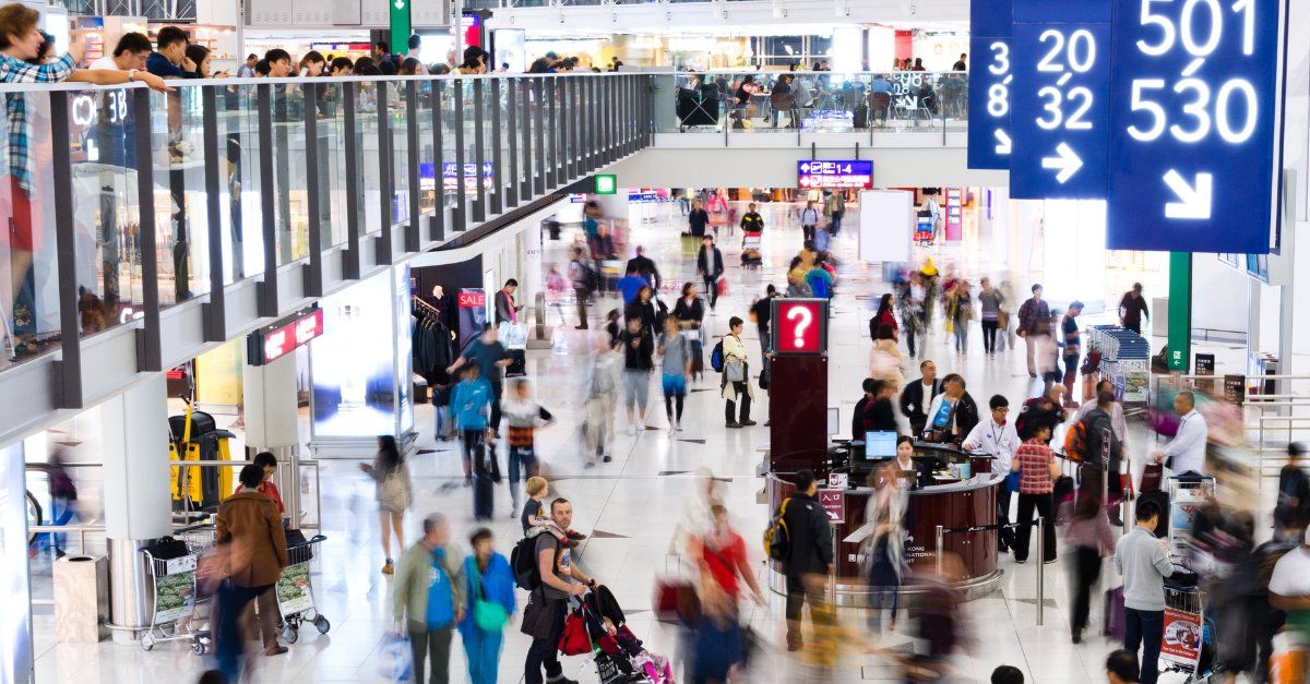 aeroportos movimentados