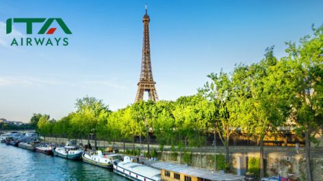 Executiva no Verão Europeu por R$ 5.521 o trecho! ITA Airways oferece cupom de 15% de desconto em todos os voos para Europa