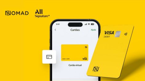 Novos clientes da Nomad recebem 1 mês grátis do ALL Signature + até 20 dólares de cashback ao comprarem dólares