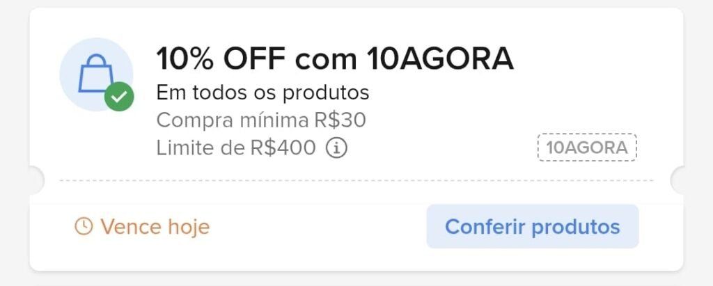 Cupons Mercado Livre