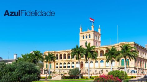 Muito bom! Voe para Assunção a partir de R$ 126 ou 7 mil pontos Azul + taxas