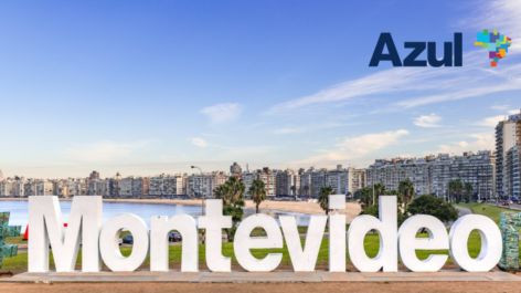 Muito bom! Montevidéu a partir de R$340 ou 27.300 pontos Azul Fidelidade + taxas
